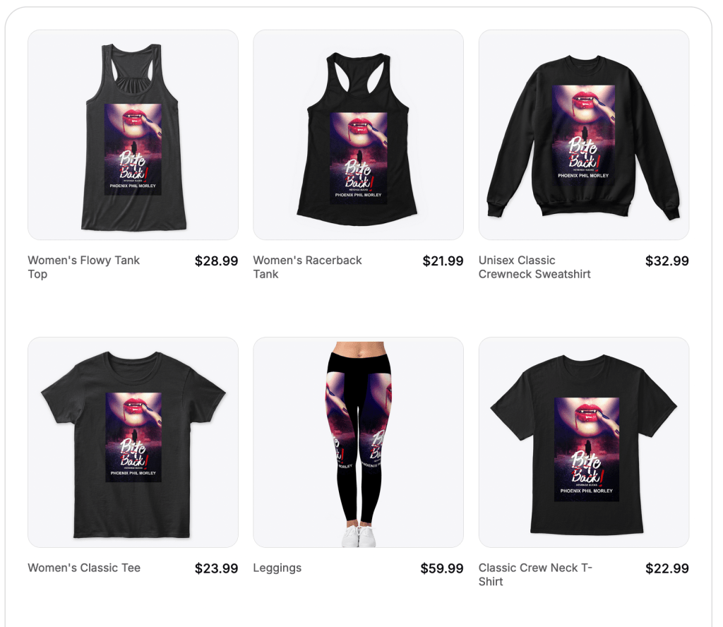 BITE BACK MERCHANDISE